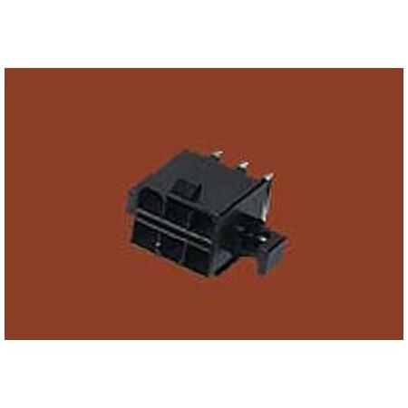 Molex Rectangular Power Connector, 8 Contact(S), Male, Solder Terminal, Plug 15978087